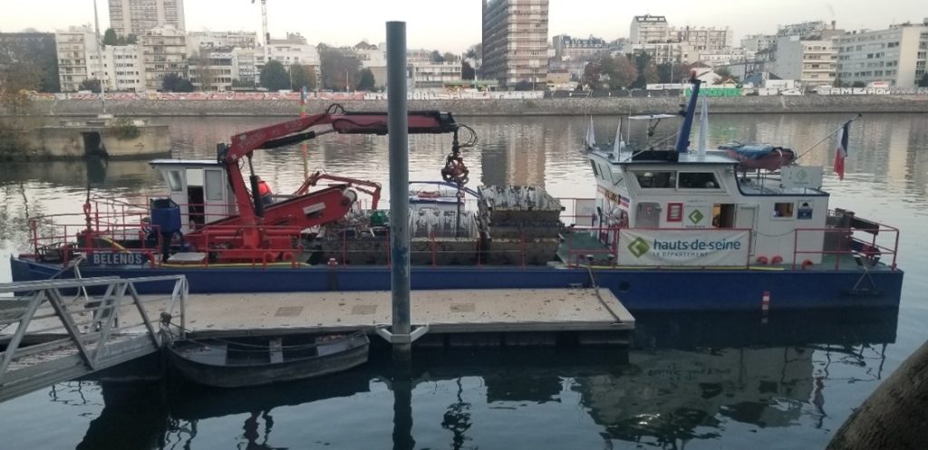 Electrification du bateau dépollueur de la Seine : NAVIWATT Réalise l’étude pour Vinci Construction