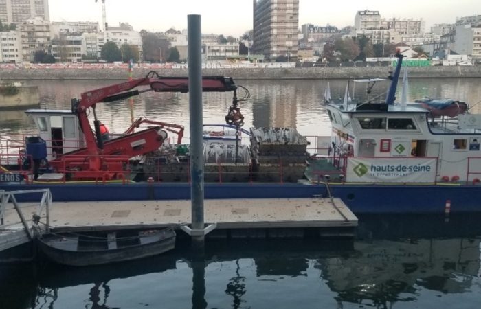 Electrification du bateau dépollueur de la Seine : NAVIWATT Réalise l’étude pour Vinci Construction